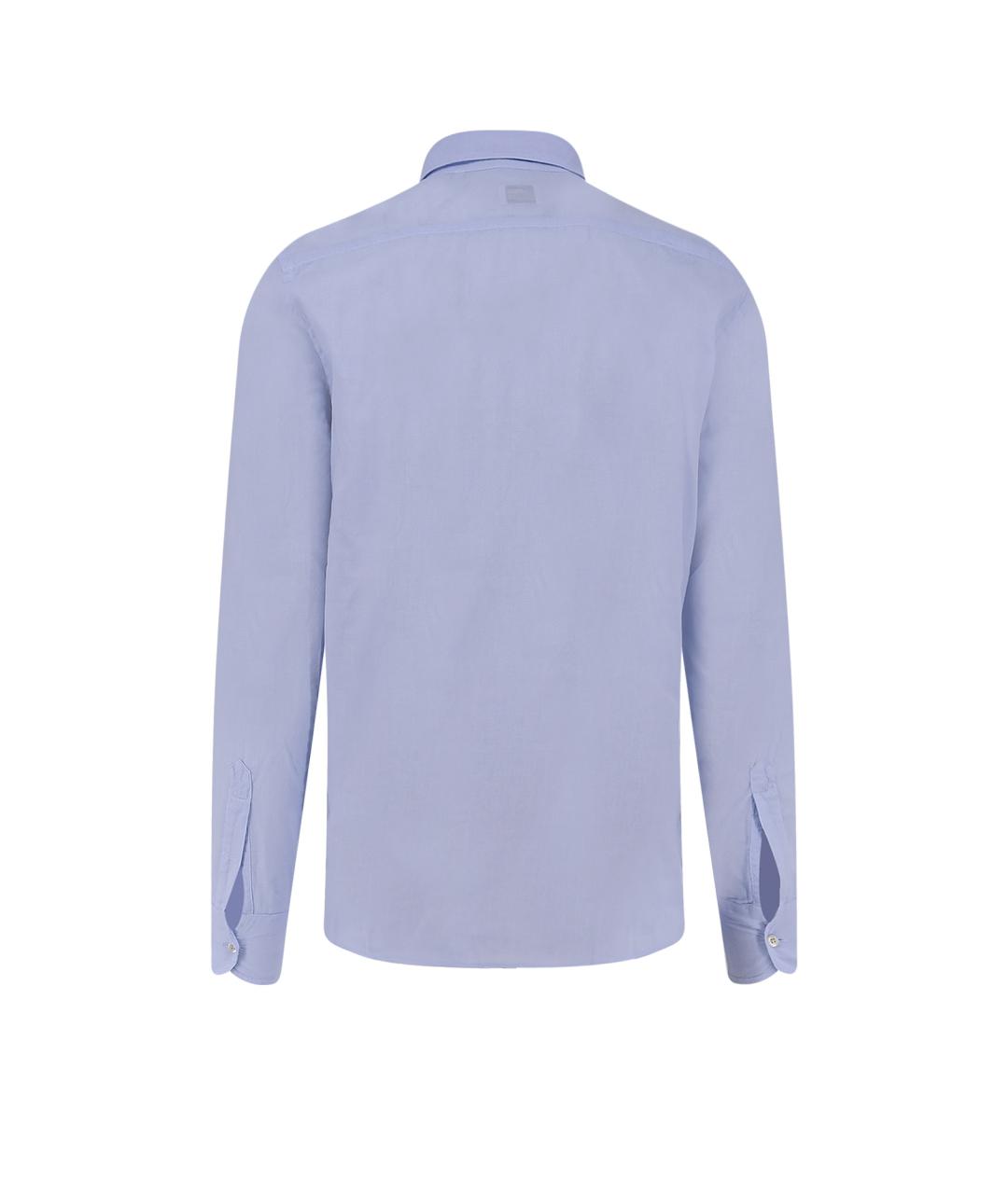 ASPESI Синяя хлопковая классическая рубашка, фото 2