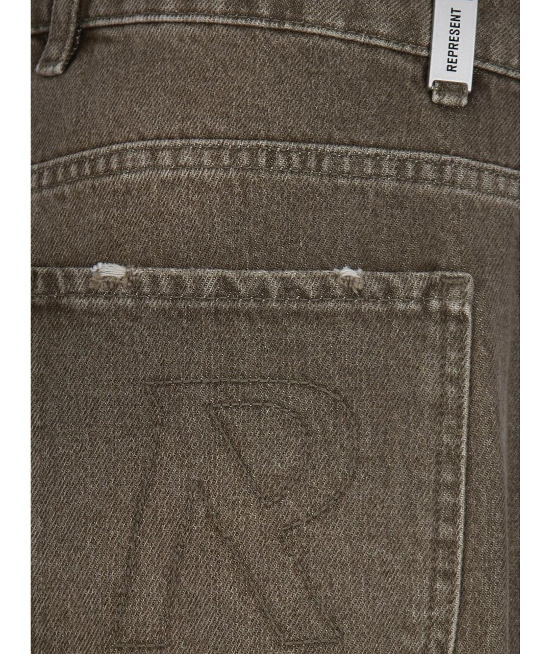 REPRESENT Хлопковые прямые джинсы, фото 3