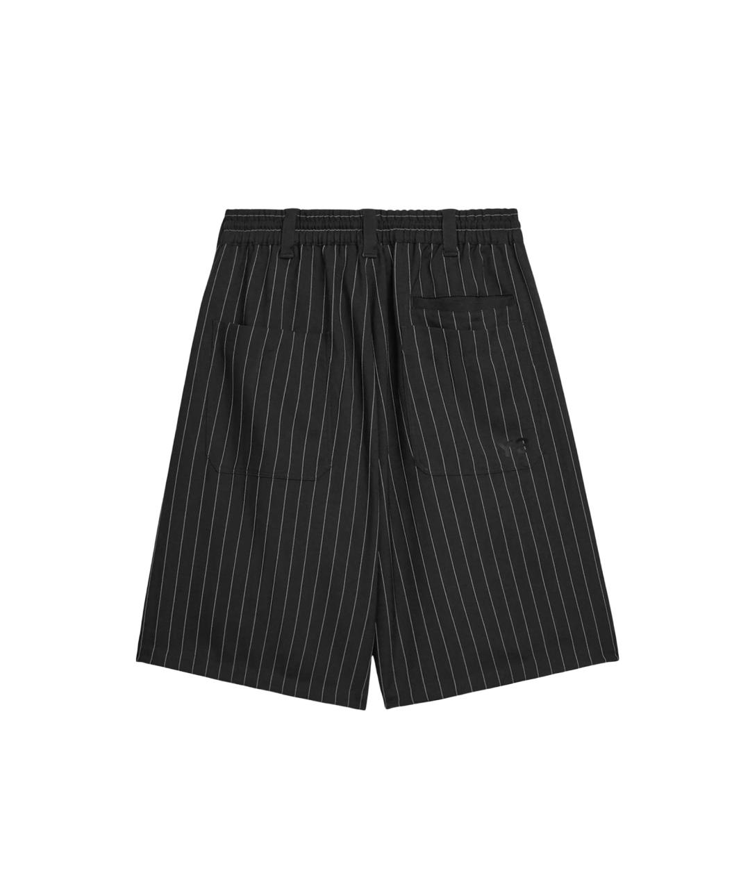 Y-3 Черные полиэстеровые шорты, фото 2