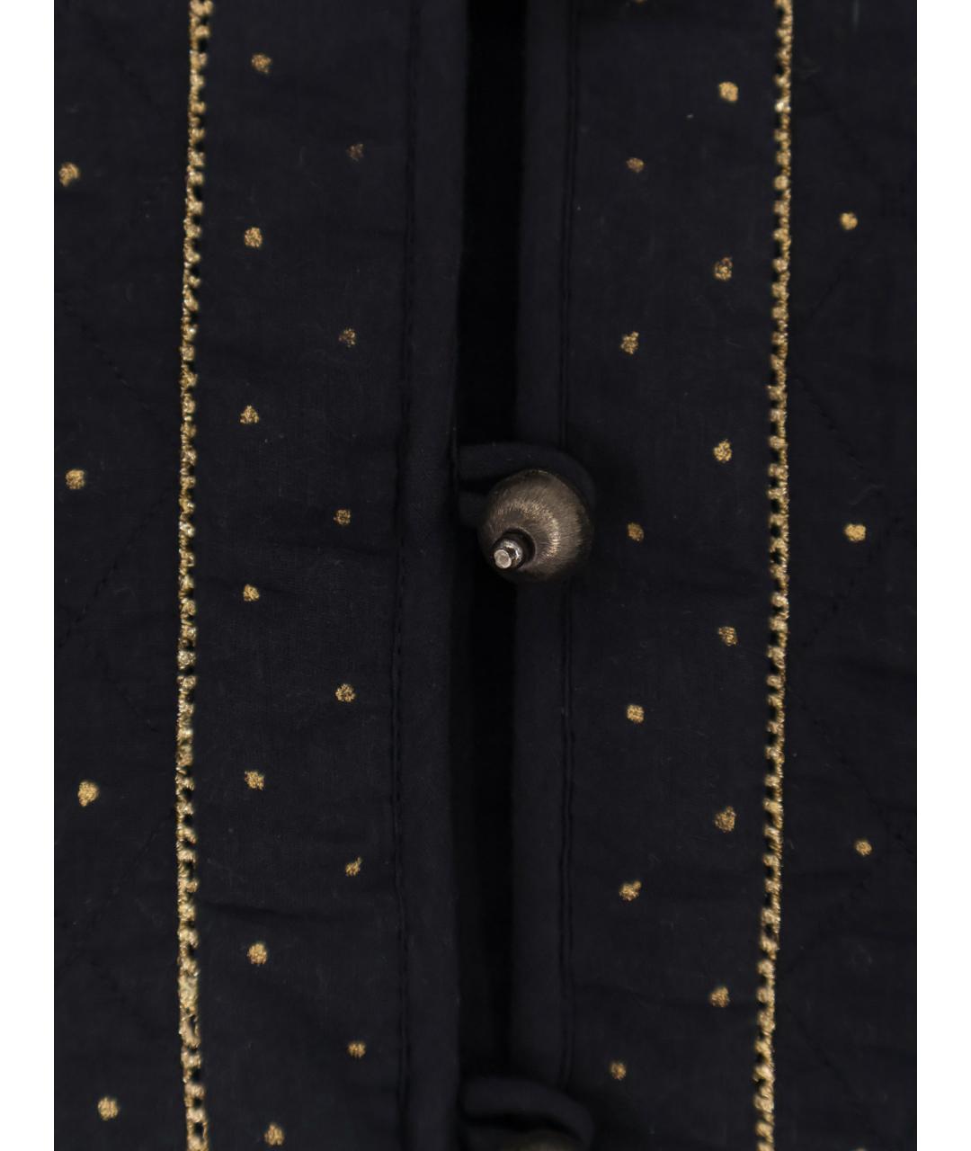 ISABEL MARANT ETOILE Черный хлопковый жилет, фото 3