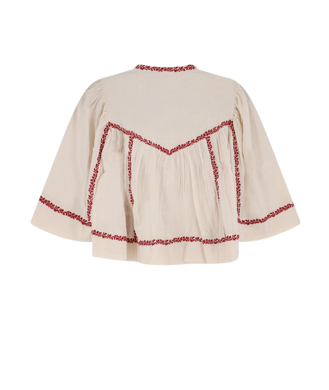 ISABEL MARANT ETOILE Бежевая хлопковая рубашка, фото 2