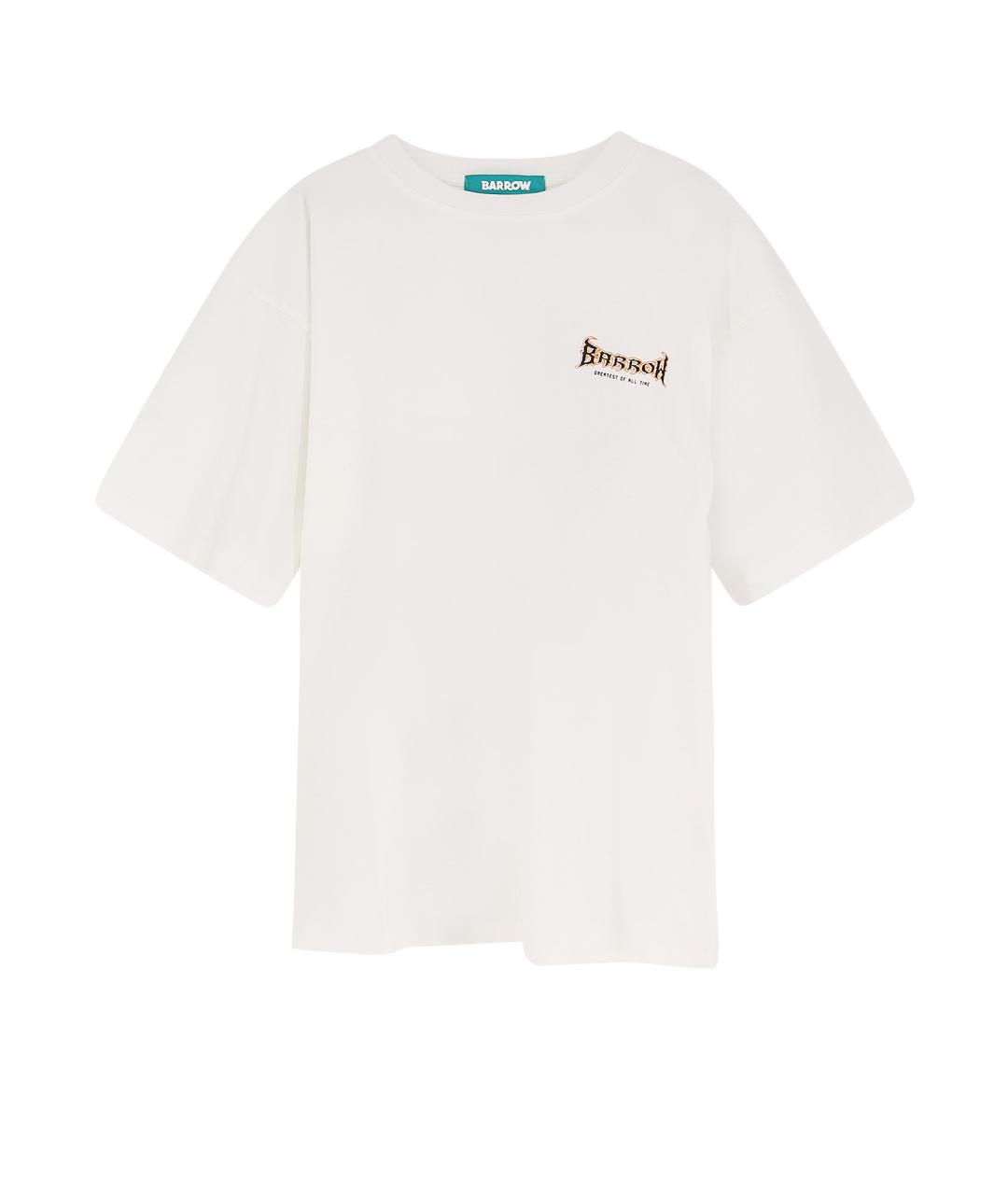 BARROW Белая хлопковая футболка, фото 1