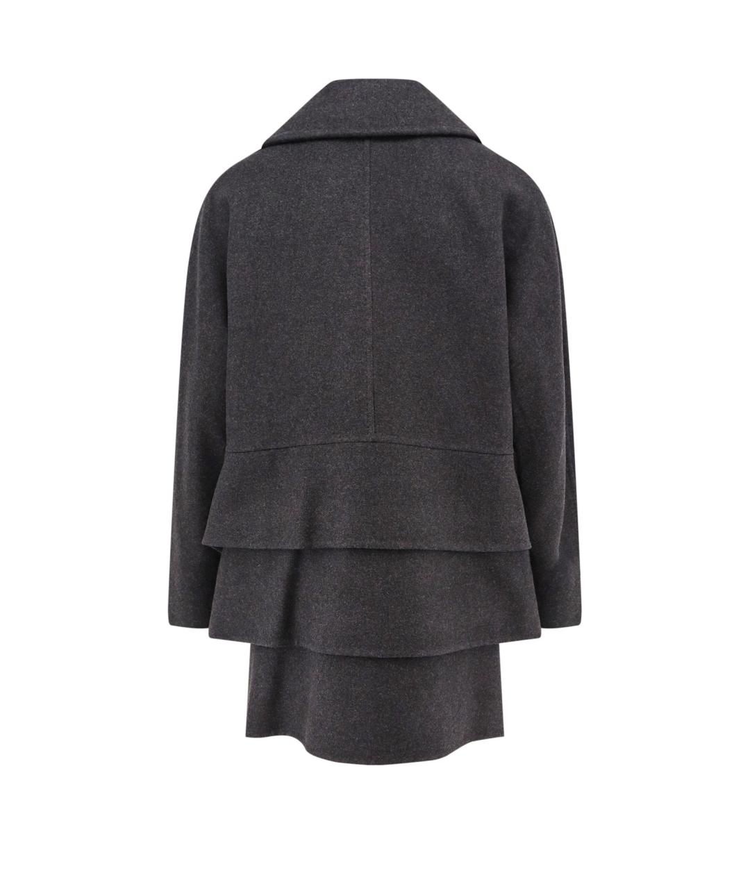 MAX MARA Серое шерстяное пальто, фото 2