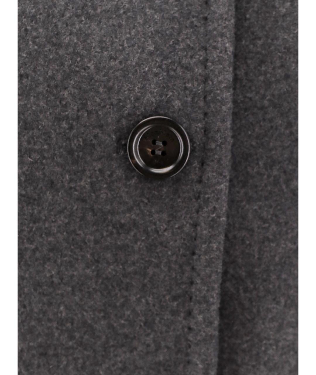 MAX MARA Серое шерстяное пальто, фото 3