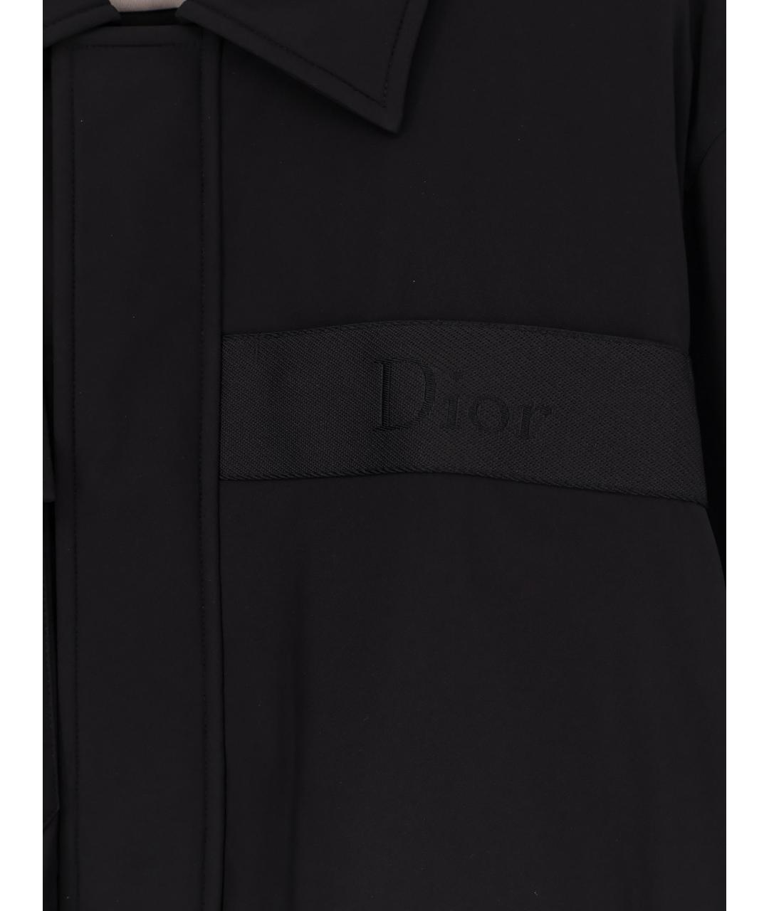 CHRISTIAN DIOR Черная полиэстеровая куртка, фото 3