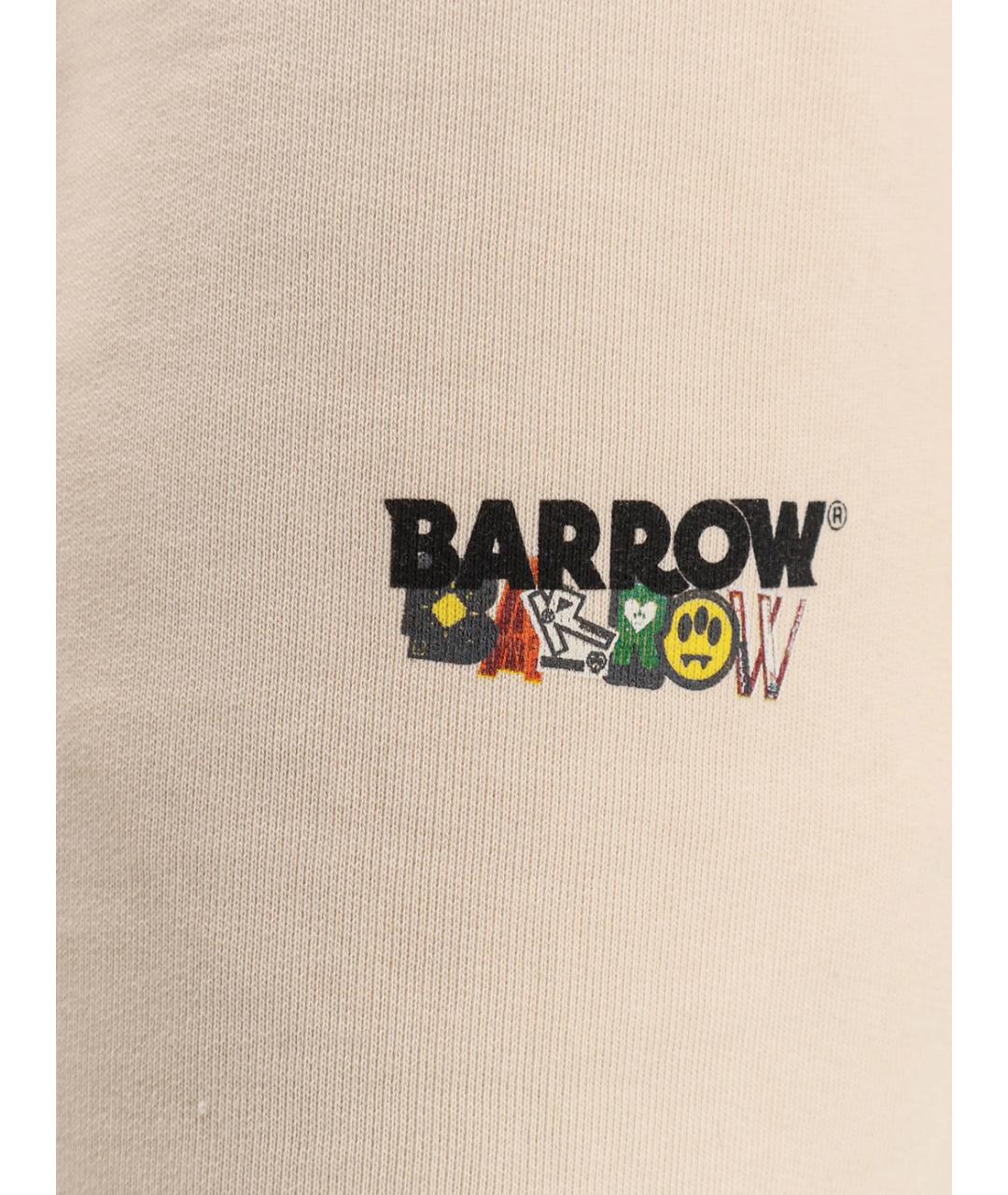 BARROW Бежевые хлопковые шорты, фото 3