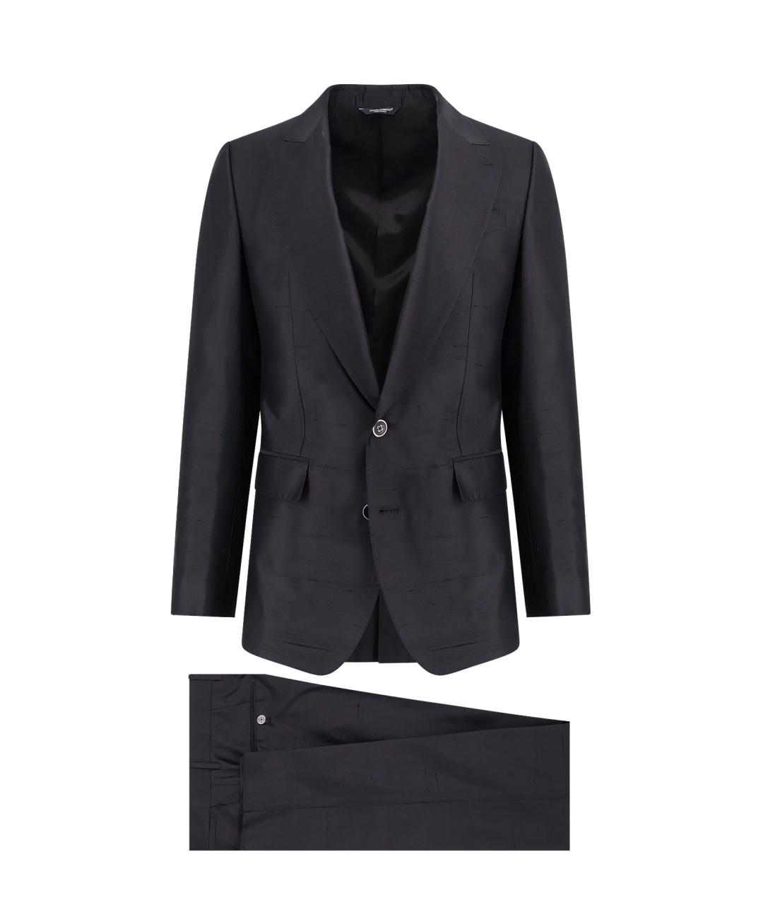 DOLCE&GABBANA Черный классический костюм, фото 1