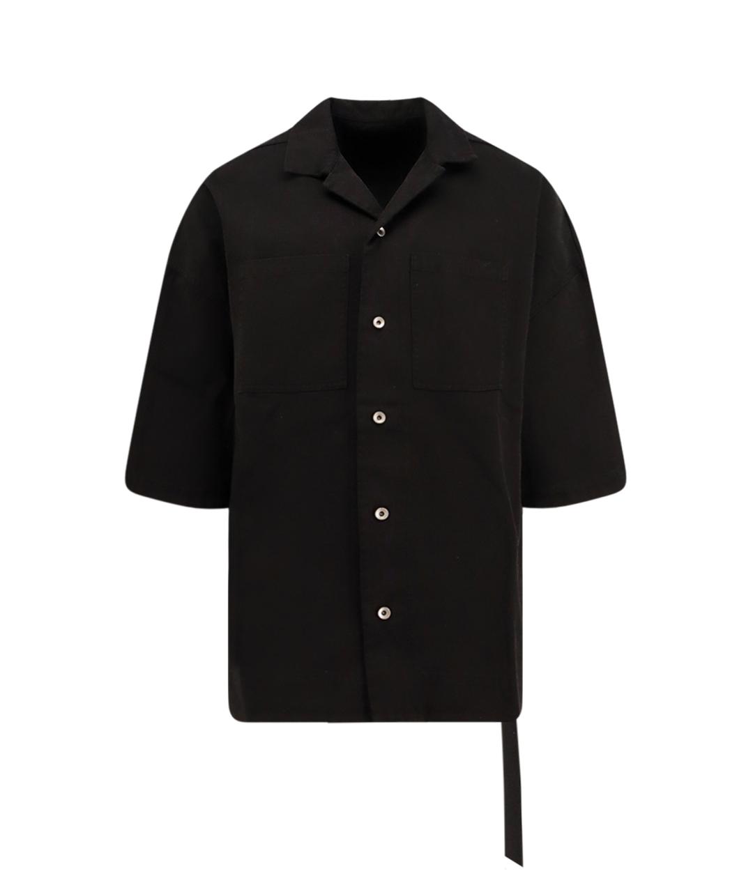 RICK OWENS DRKSHDW Черная хлопковая кэжуал рубашка, фото 1