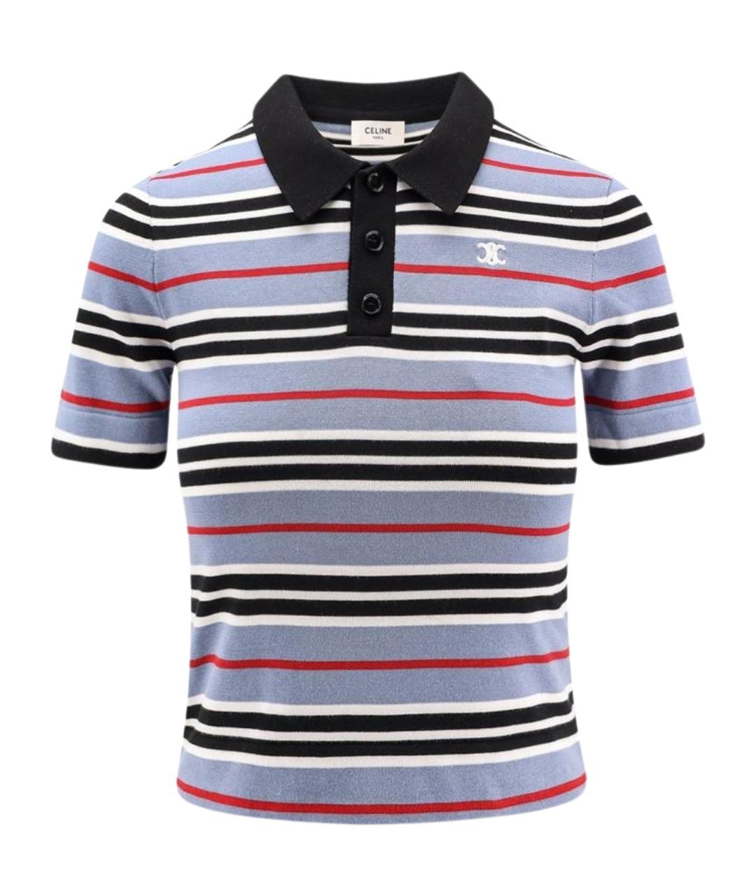 CELINE Антрацитовая атласная футболка, фото 1