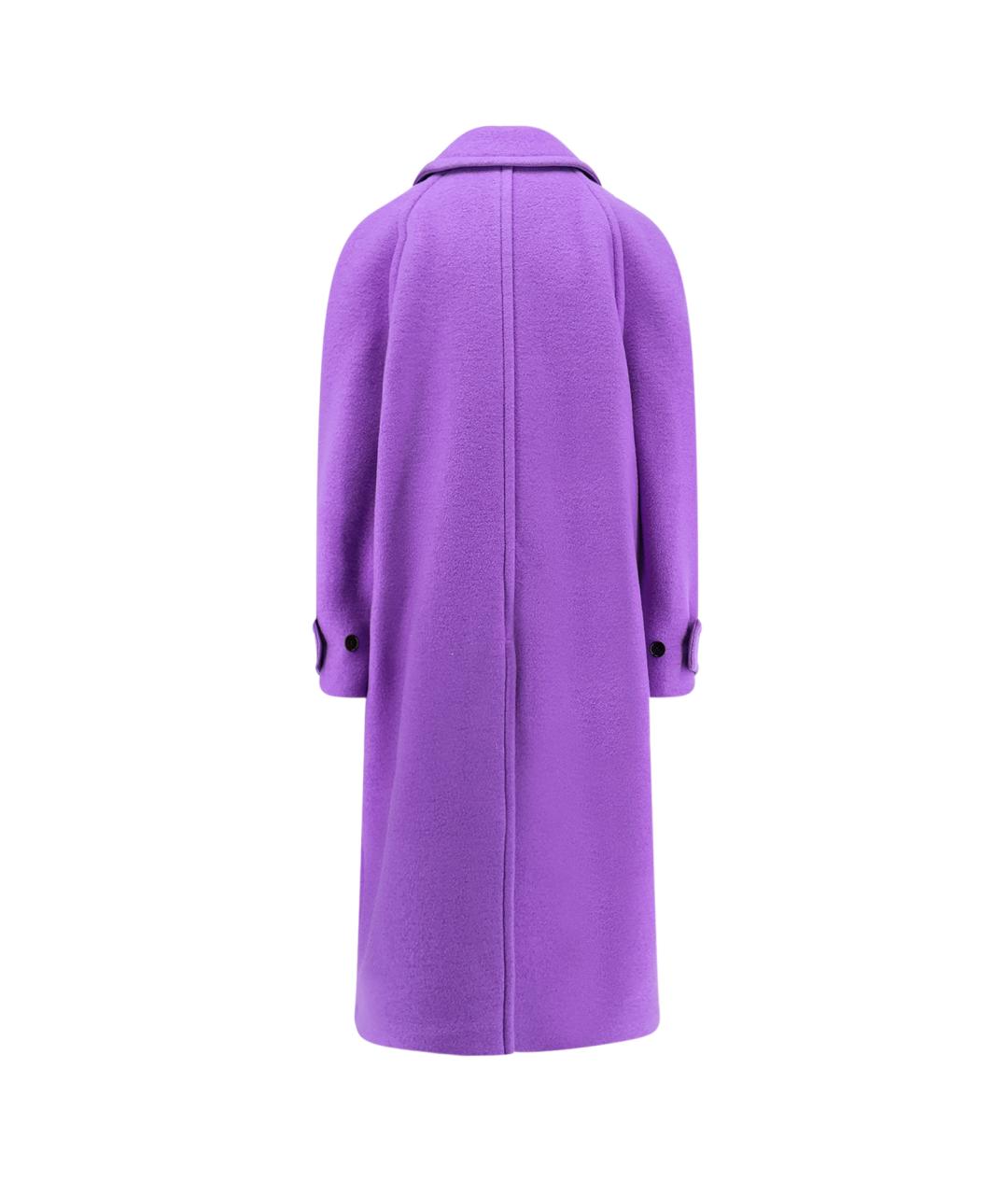 GUCCI Фиолетовое шерстяное пальто, фото 2
