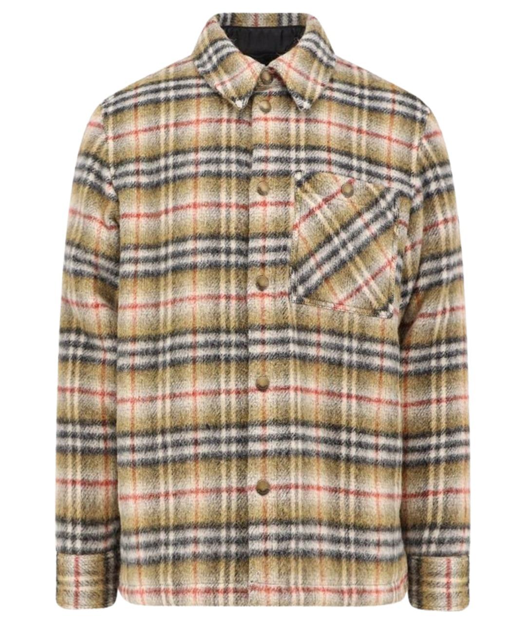 BURBERRY Мульти шерстяная куртка, фото 1