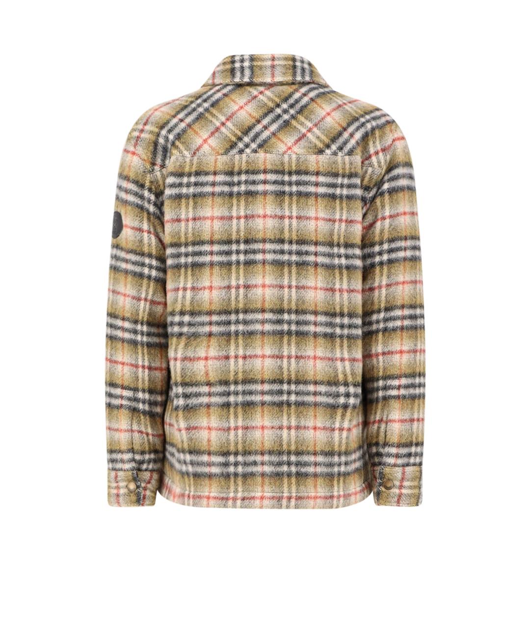 BURBERRY Мульти шерстяная куртка, фото 2