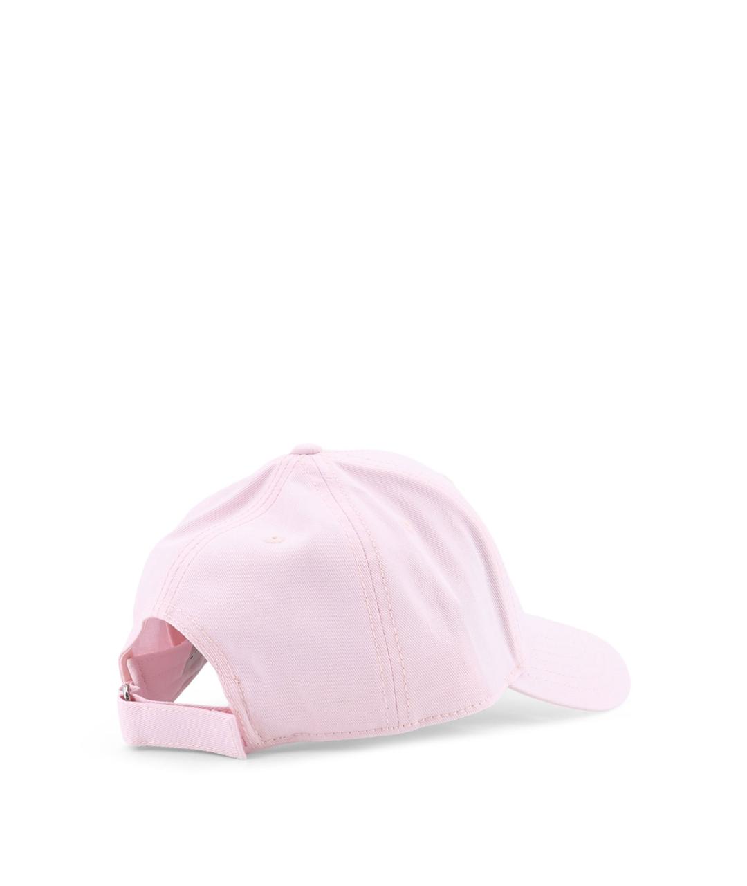 MONCLER Розовая хлопковая кепка, фото 3
