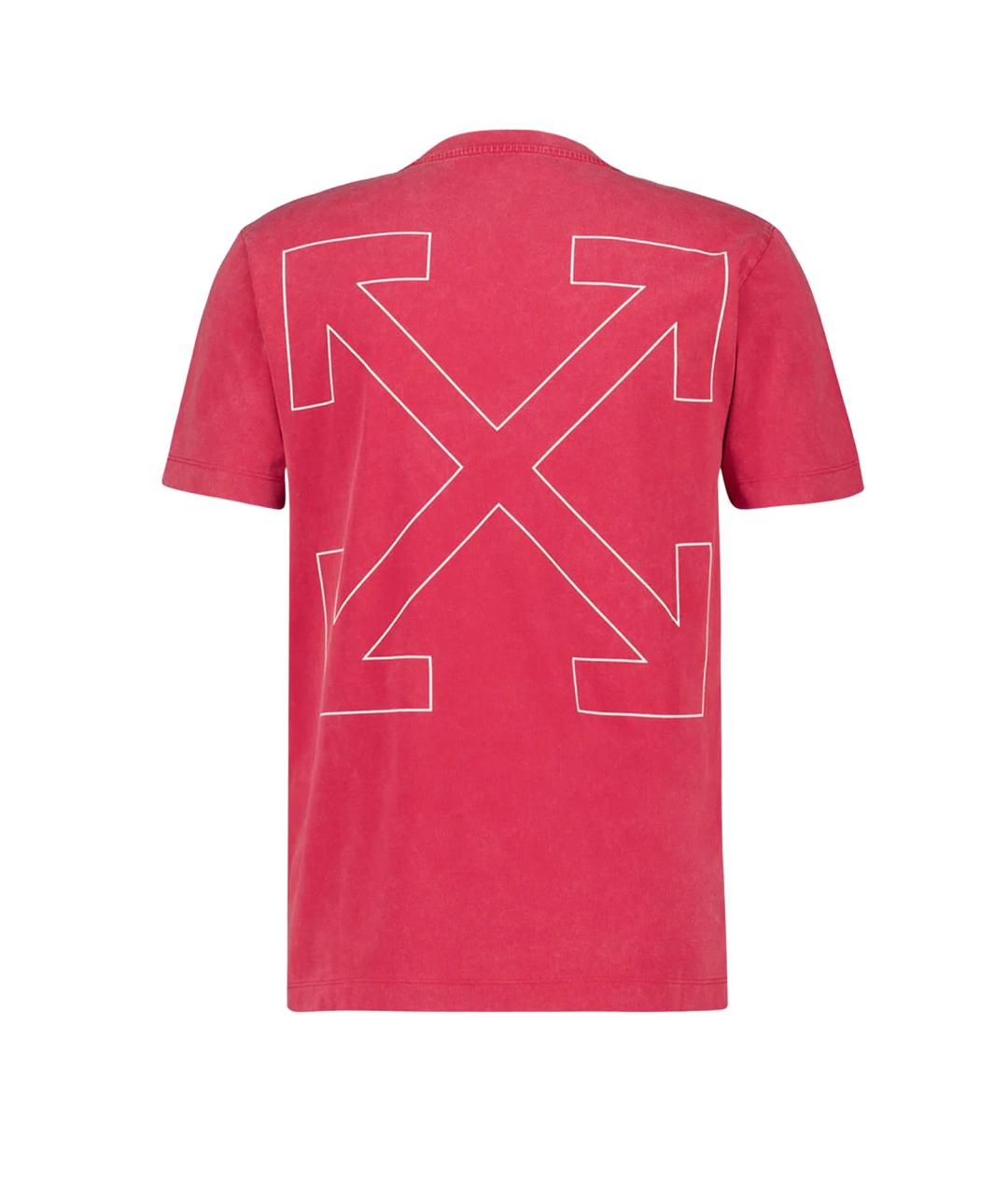 OFF-WHITE Хлопковая футболка, фото 2