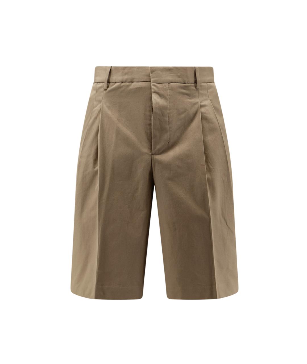 Ami Paris Бежевые шерстяные шорты, фото 1