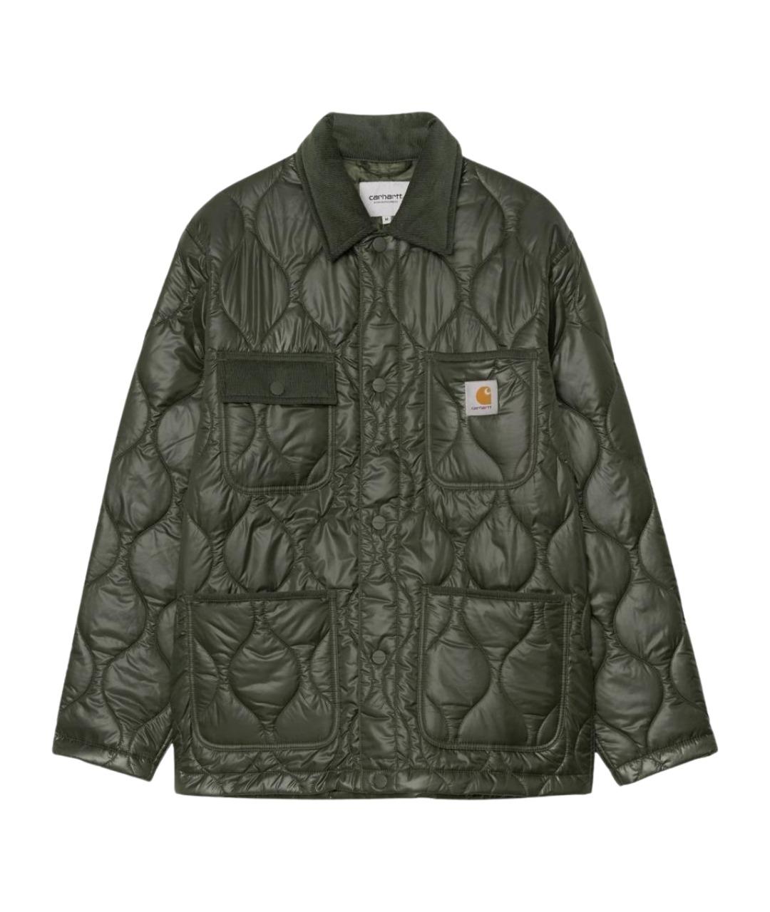 CARHARTT WIP Зеленая полиамидовая куртка, фото 1