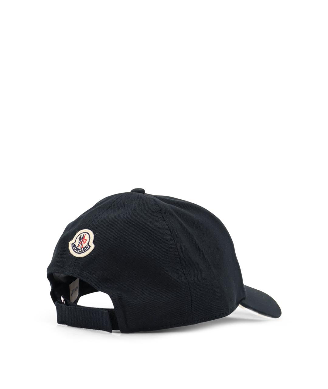 MONCLER Черная хлопковая кепка/бейсболка, фото 3