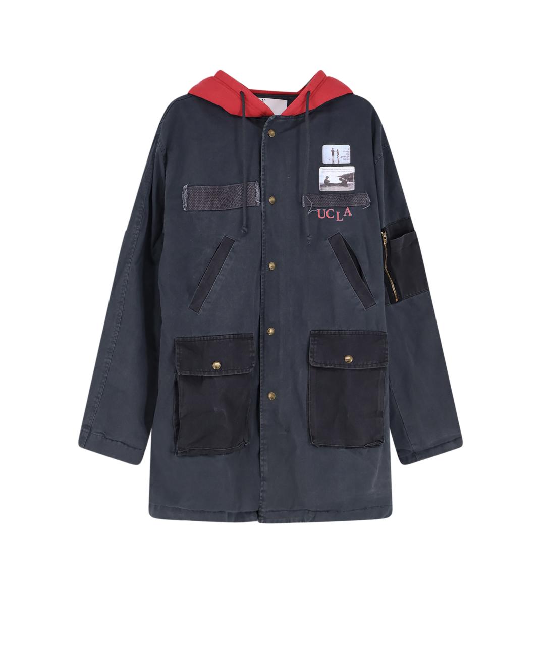 PALY Темно-синяя хлопковая парка, фото 1