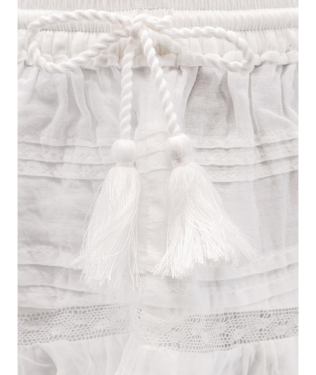 ISABEL MARANT ETOILE Белые хлопковые шорты, фото 3