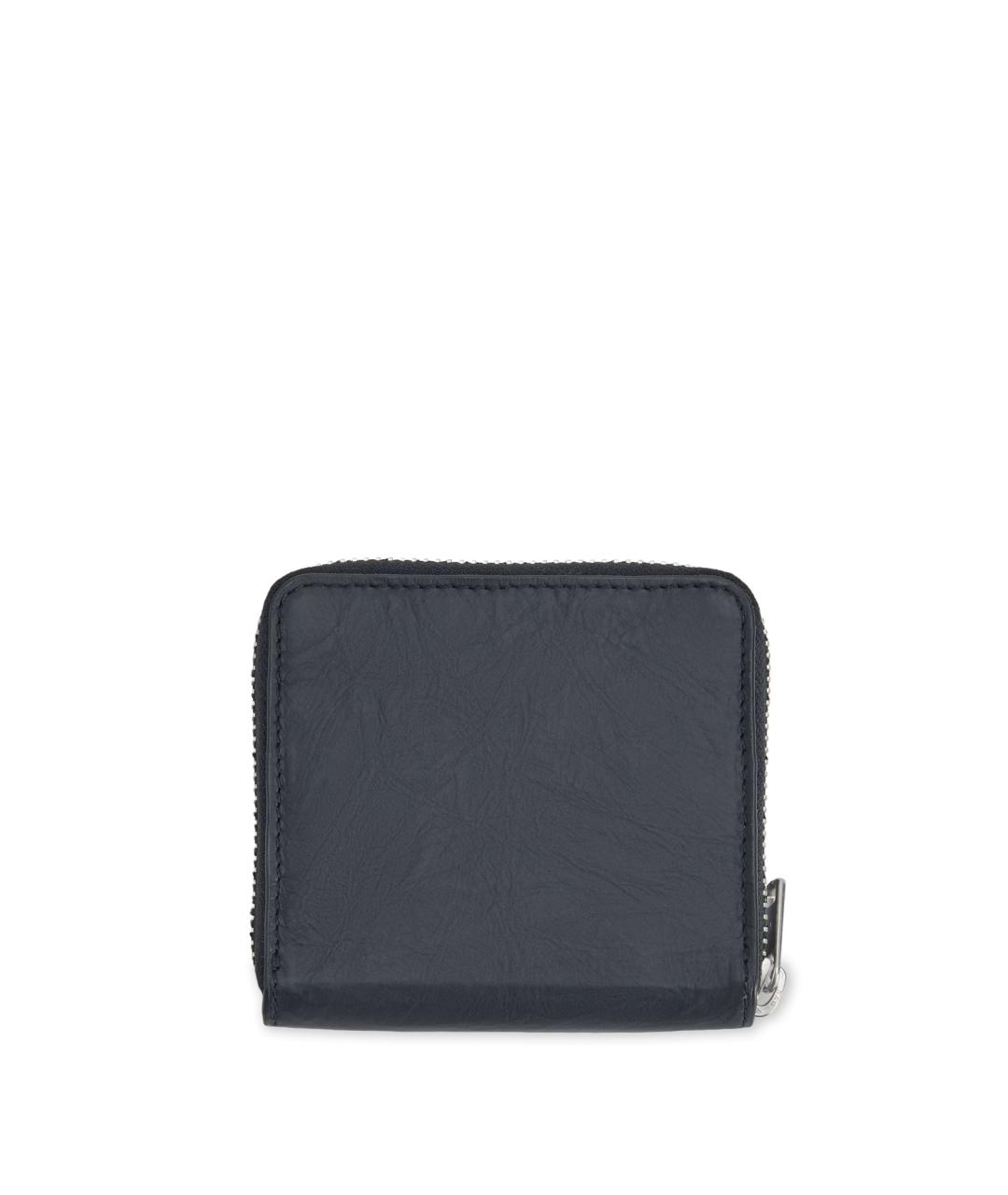 Y-3 Черный кожаный кошелек, фото 2