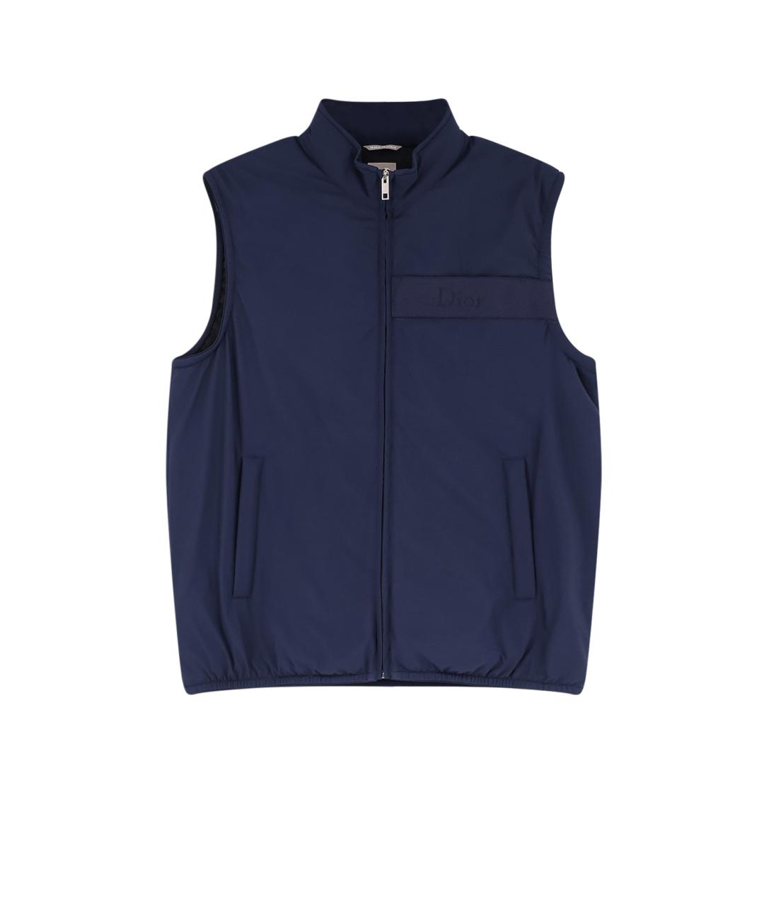CHRISTIAN DIOR Синий полиэстеровый жилет, фото 1