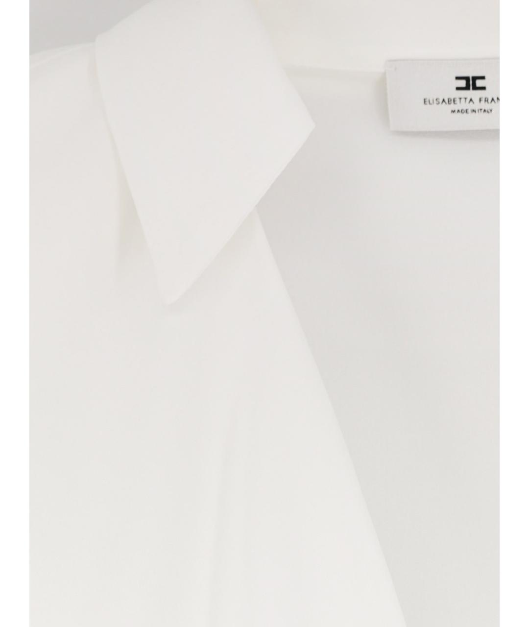 ELISABETTA FRANCHI Белое вискозное боди, фото 3