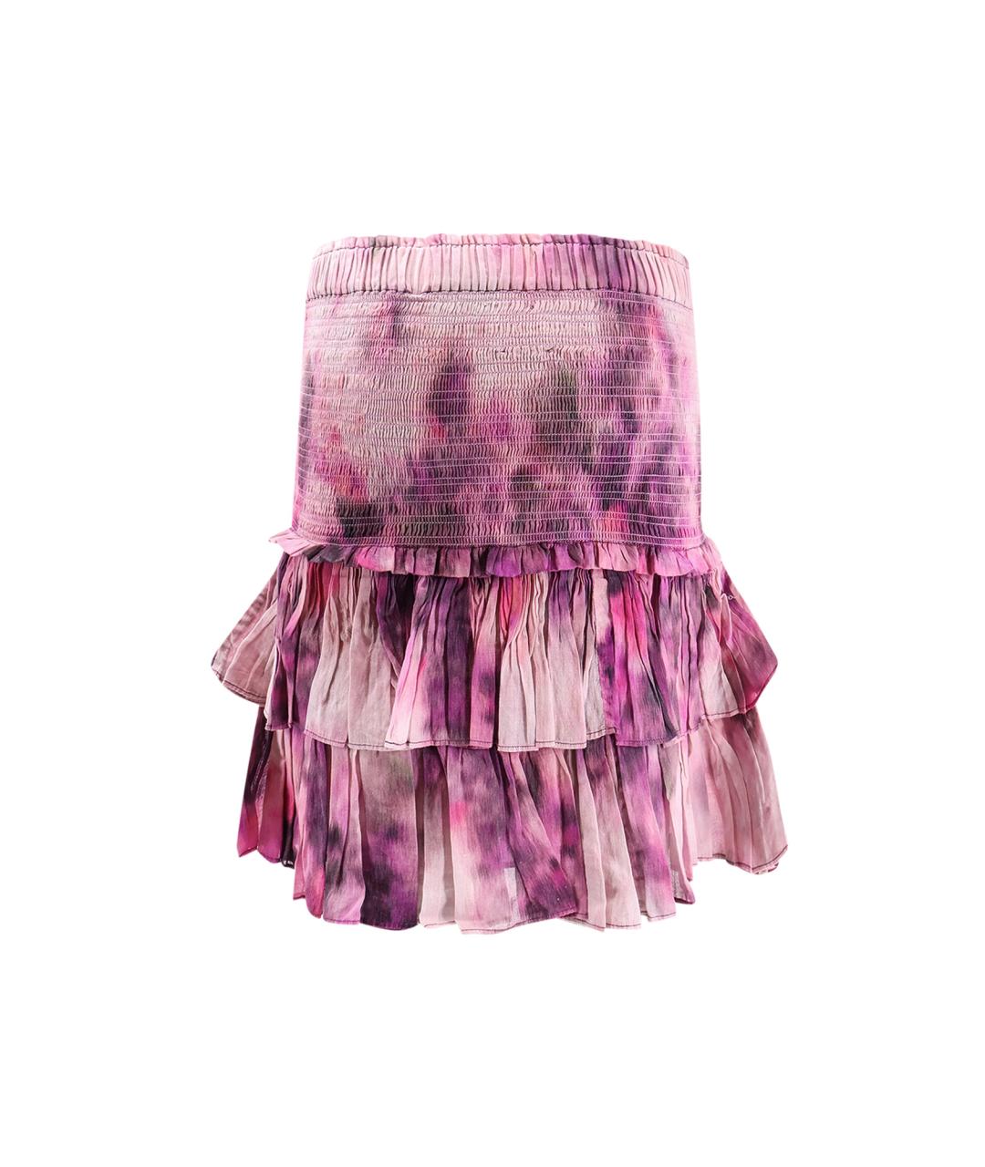 ISABEL MARANT ETOILE Розовая хлопковая юбка миди, фото 2