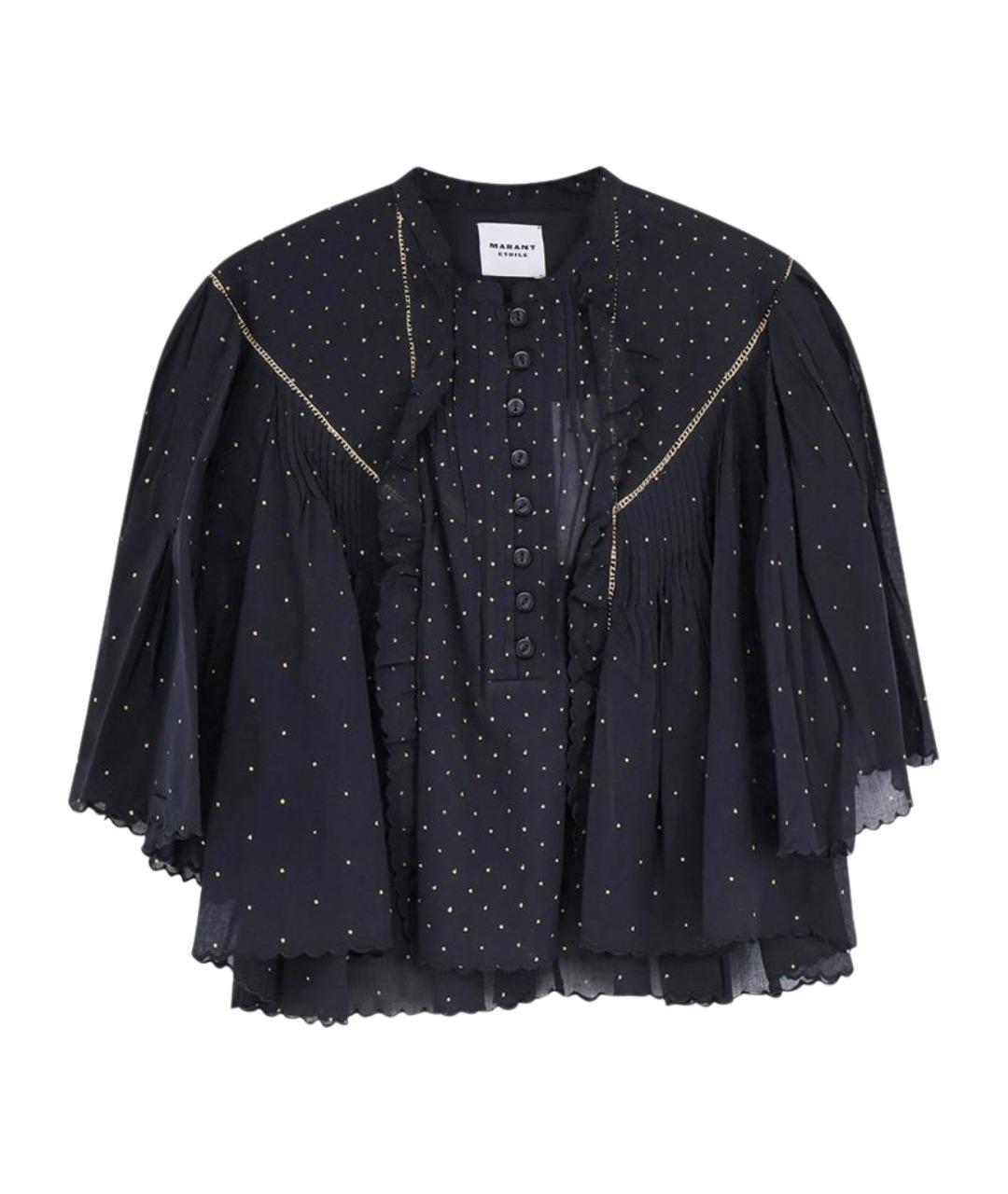 ISABEL MARANT ETOILE Черная хлопковая рубашка, фото 1