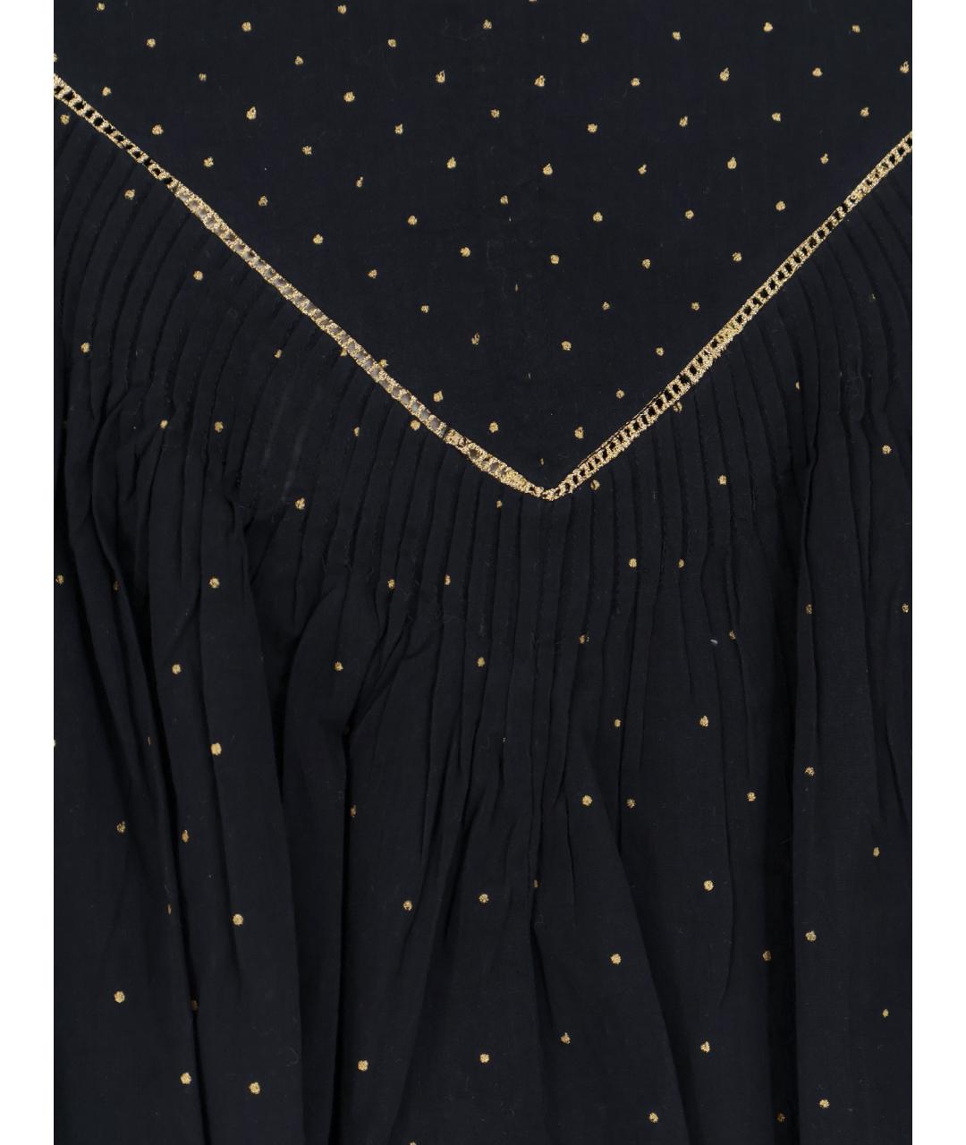 ISABEL MARANT ETOILE Черная хлопковая рубашка, фото 3