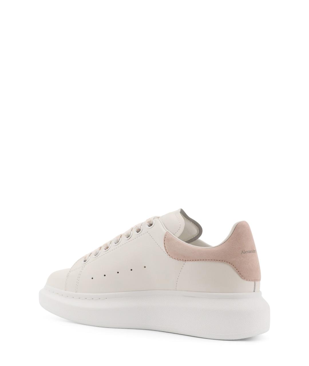 ALEXANDER MCQUEEN Белые кожаные кроссовки, фото 3