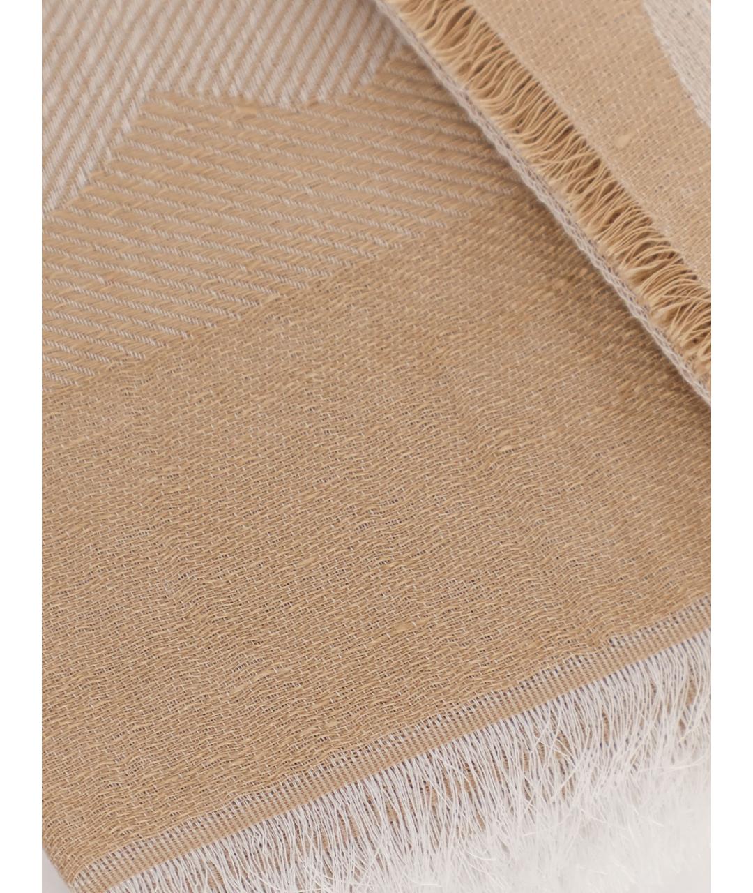 MAX MARA Коричневый шарф, фото 2