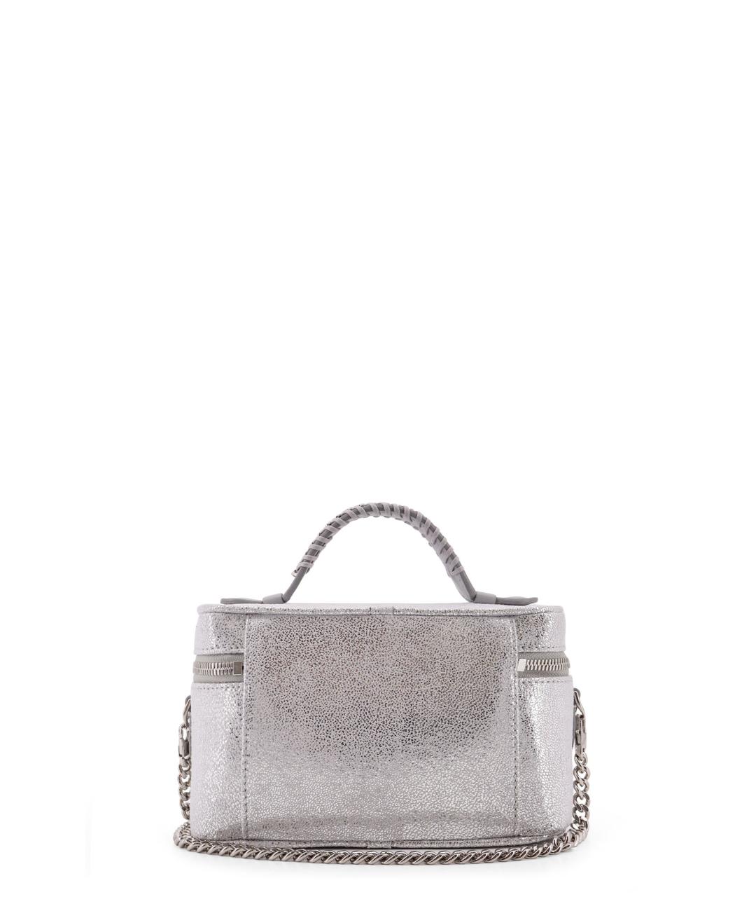 STELLA MCCARTNEY Серебряная сумка тоут из искусственной кожи, фото 2