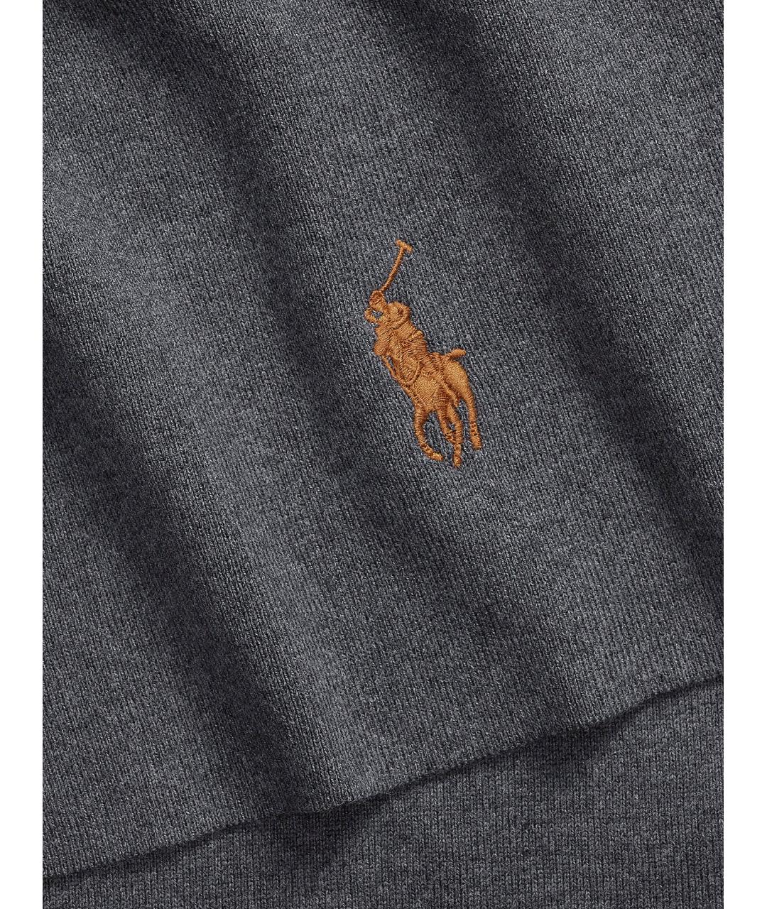 POLO RALPH LAUREN Серая хлопковая кепка/бейсболка, фото 2