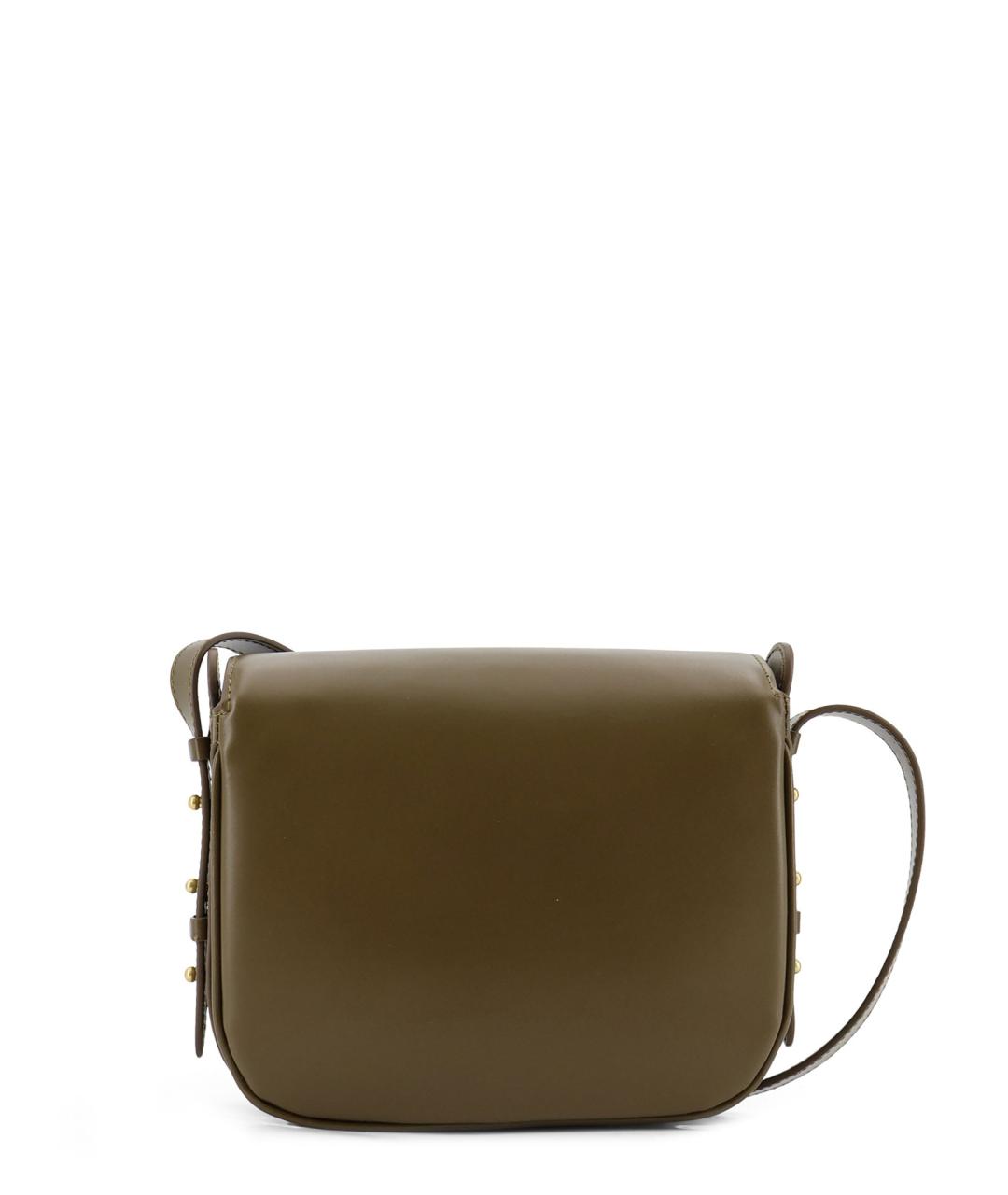 SOEUR Хаки кожаная сумка через плечо, фото 2