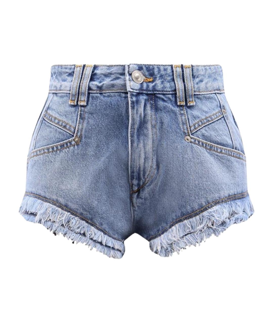 ISABEL MARANT Голубые хлопковые шорты, фото 1