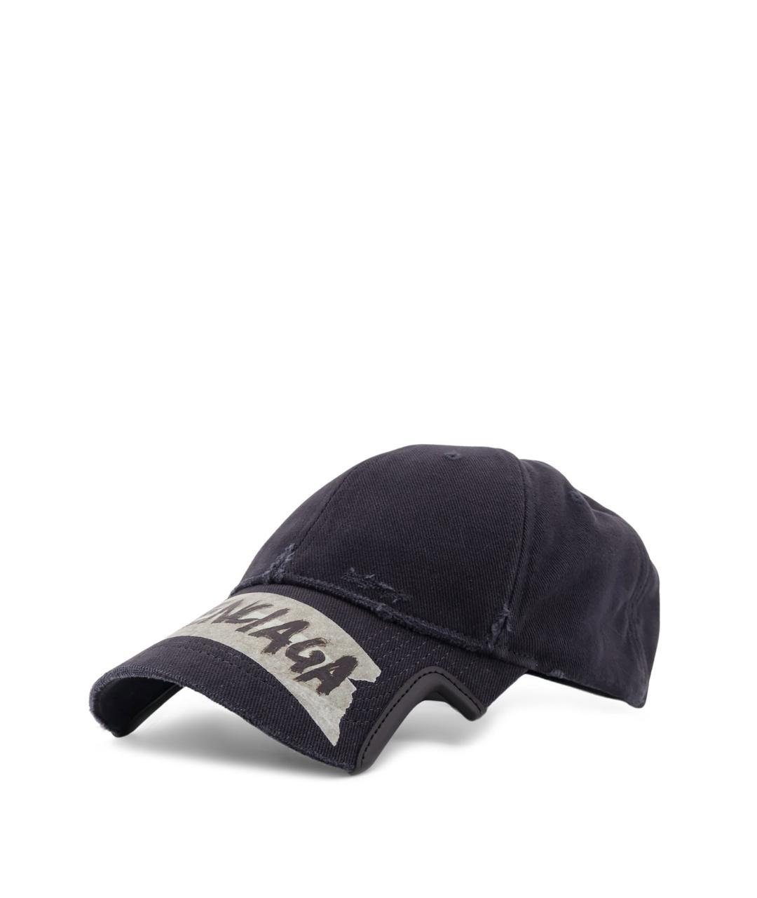 BALENCIAGA Черная хлопковая кепка/бейсболка, фото 2