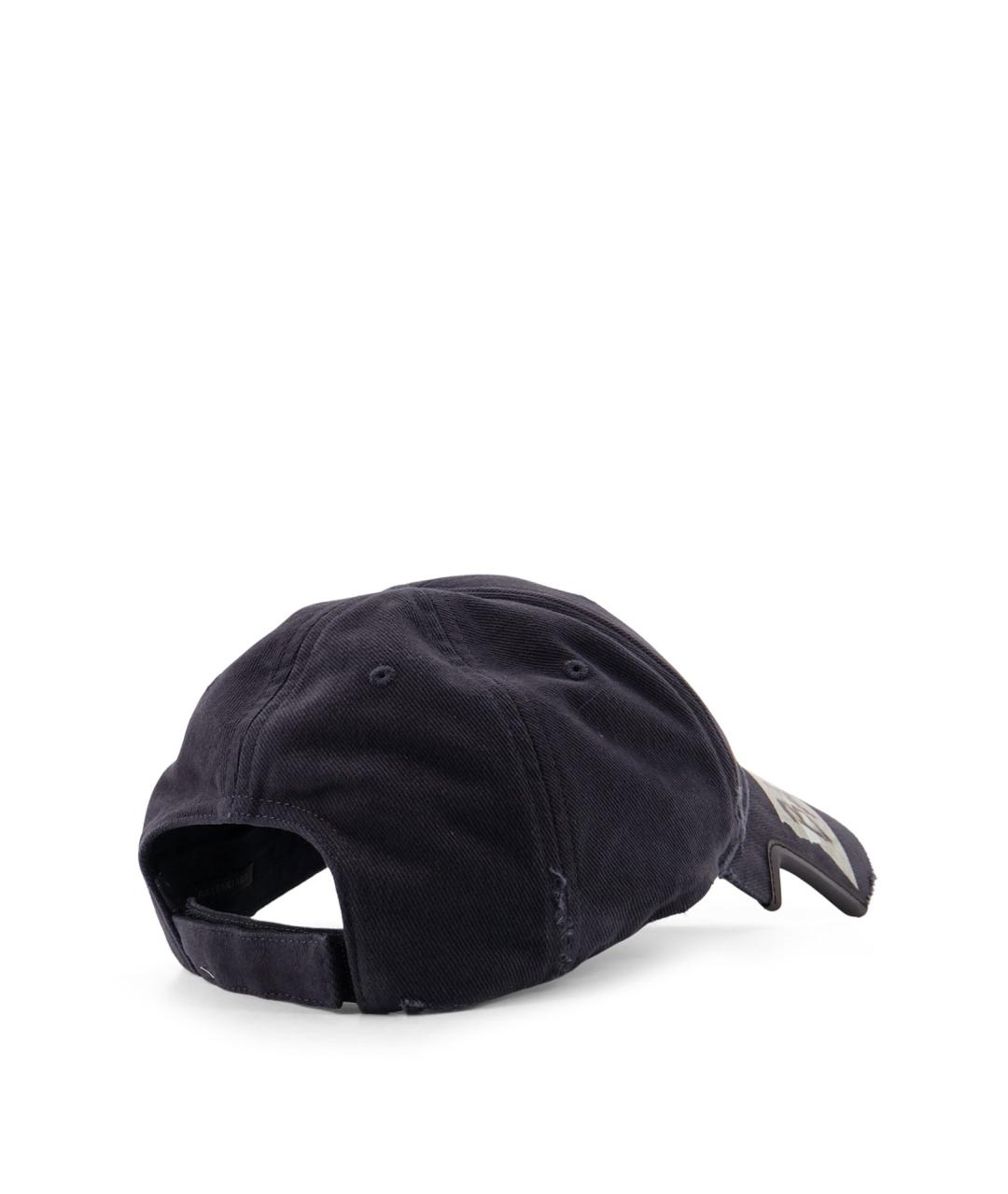 BALENCIAGA Черная хлопковая кепка/бейсболка, фото 3