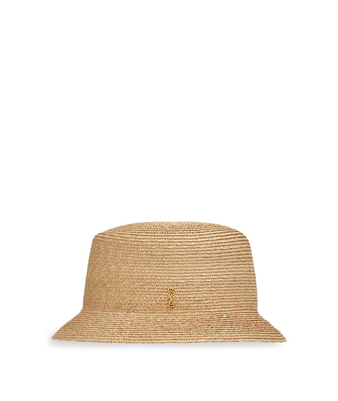 SAINT LAURENT Бежевая шляпа, фото 1