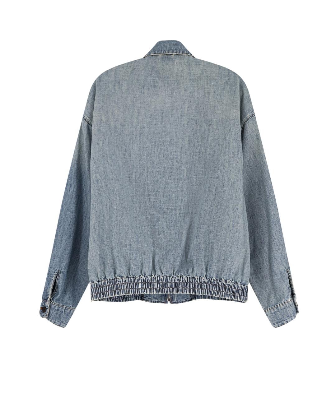 MIU MIU Голубая деним куртка, фото 2