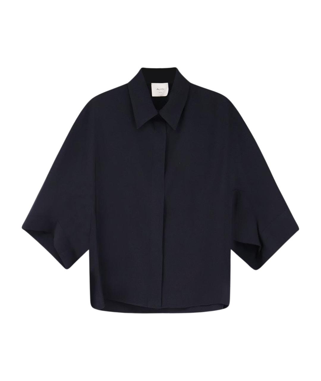 ALYSI Черная рубашка, фото 1