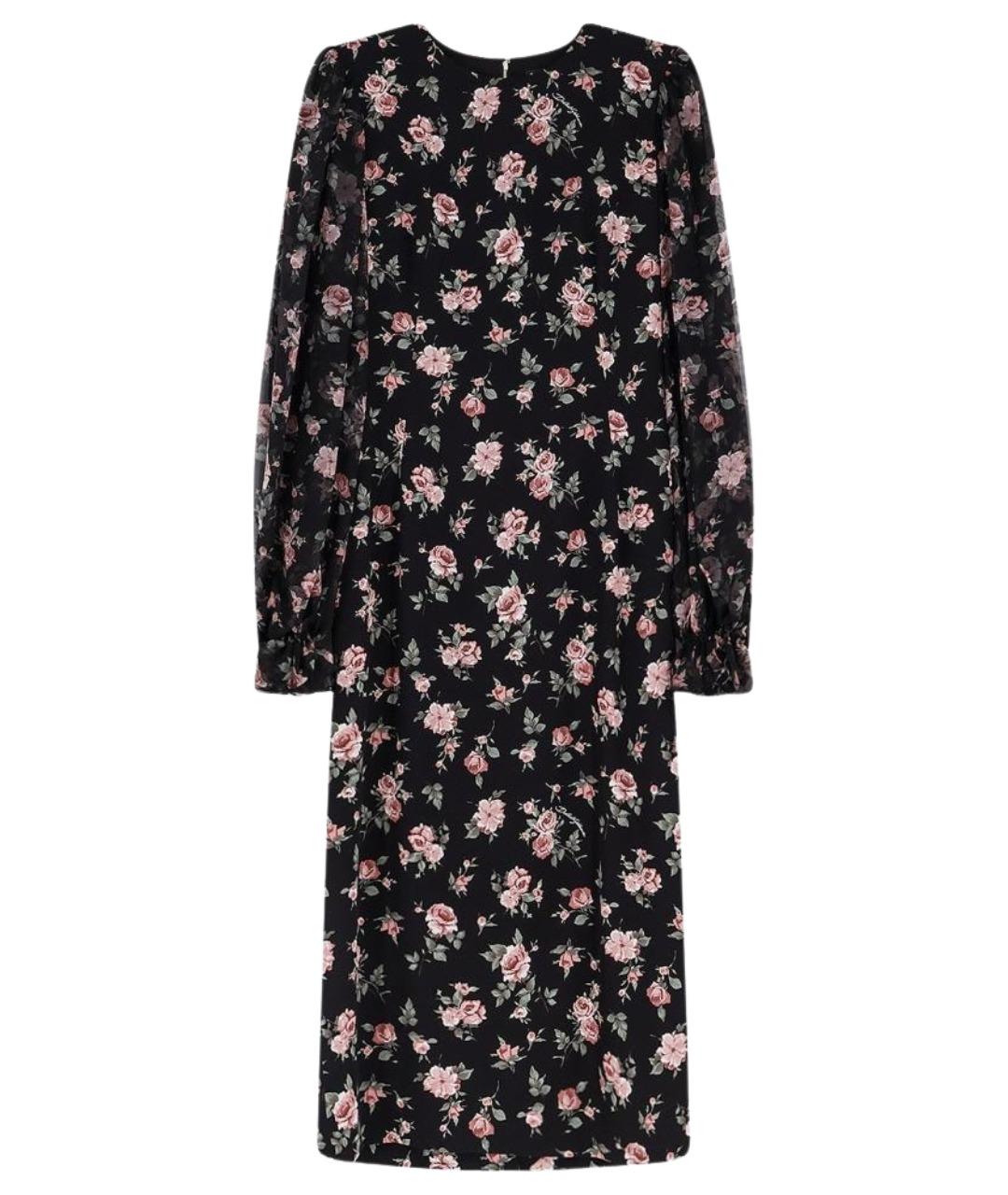 DOLCE&GABBANA Мульти шелковое повседневное платье, фото 1