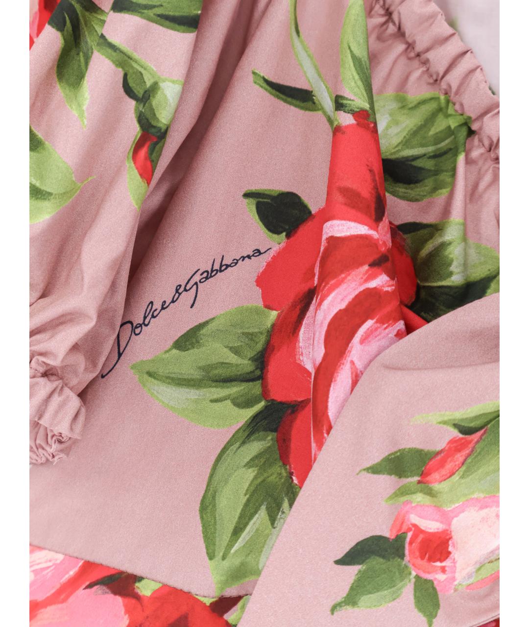 DOLCE&GABBANA Мульти хлопковая футболка, фото 3