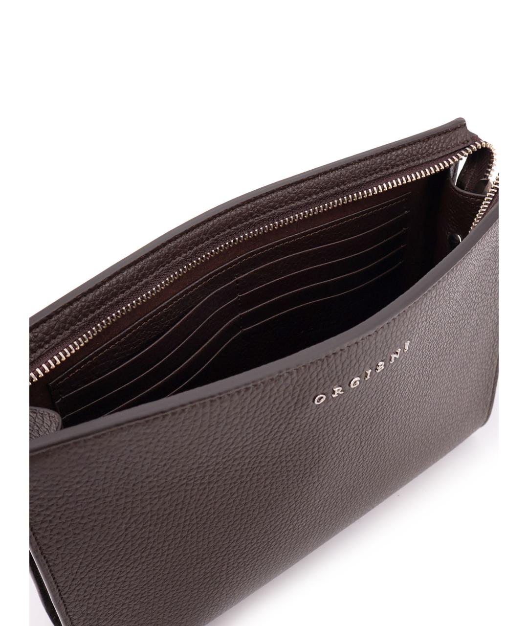 ORCIANI Кожаная барсетка, фото 4