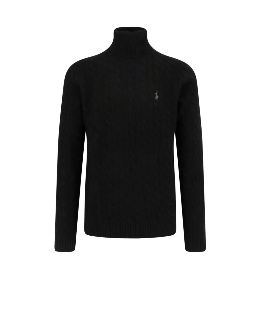 POLO RALPH LAUREN Черный шерстяной джемпер / свитер, фото 1