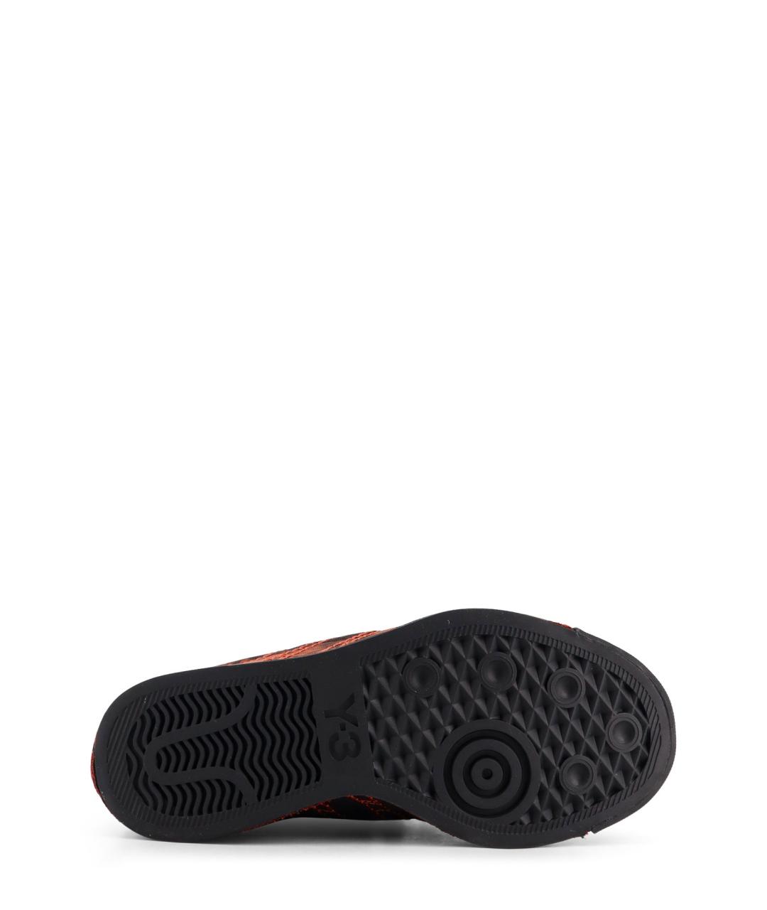 Y-3 Красные текстильные кроссовки, фото 4