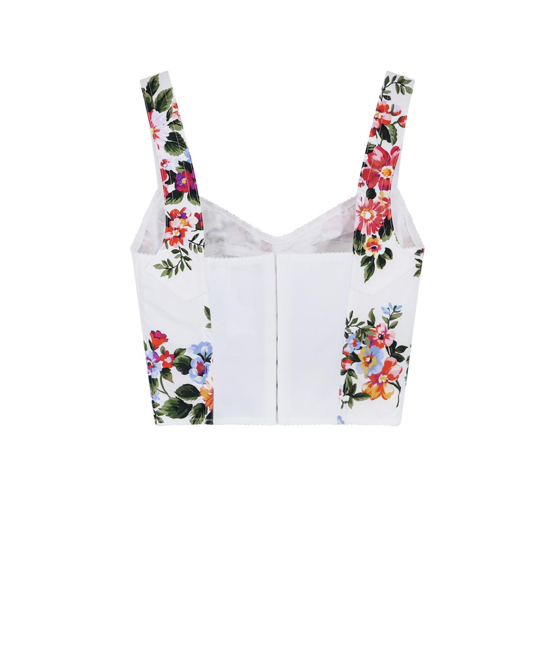 DOLCE&GABBANA Мульти хлопковая майка, фото 2