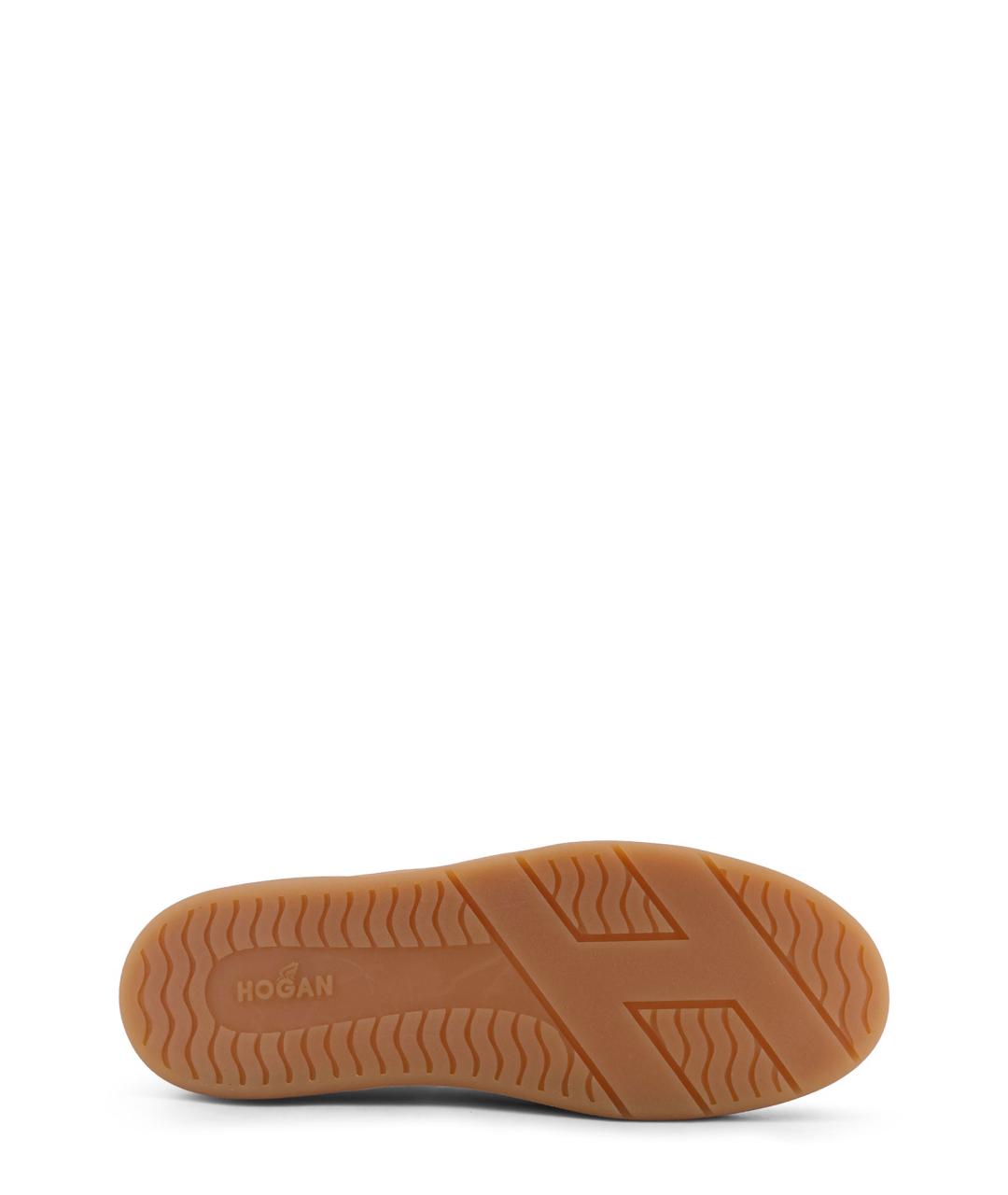 HOGAN Серые замшевые низкие кроссовки / кеды, фото 4