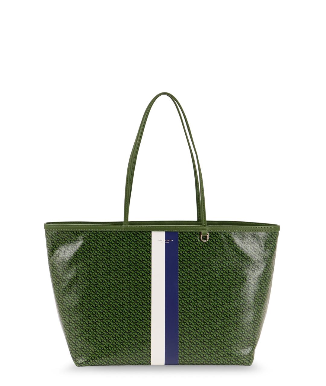 TORY BURCH Зеленая сумка тоут, фото 1