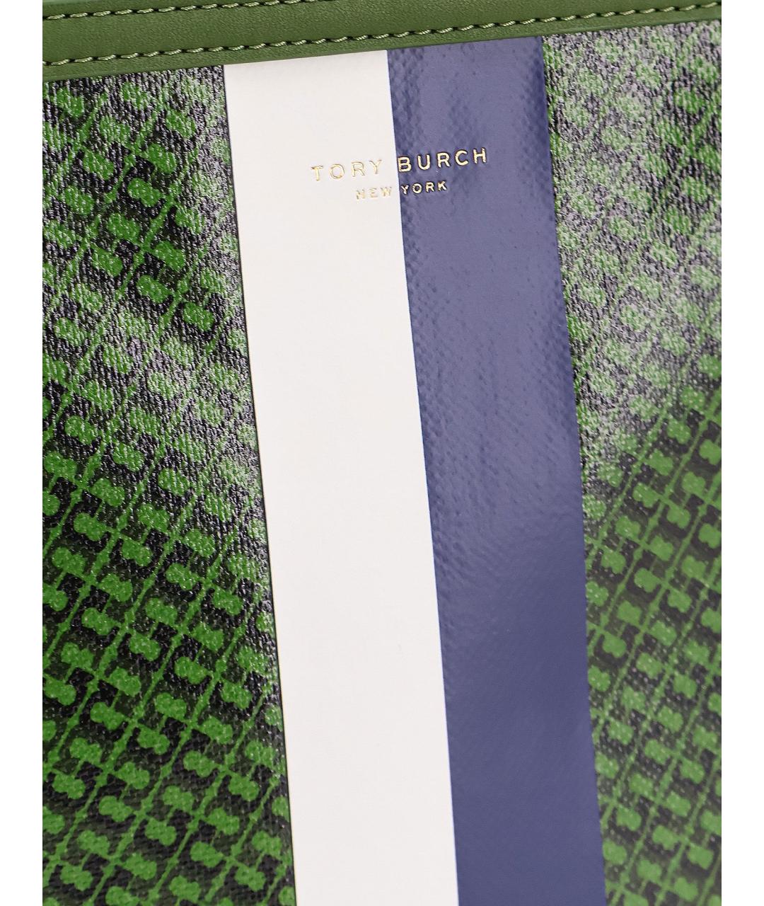 TORY BURCH Зеленая сумка тоут, фото 5