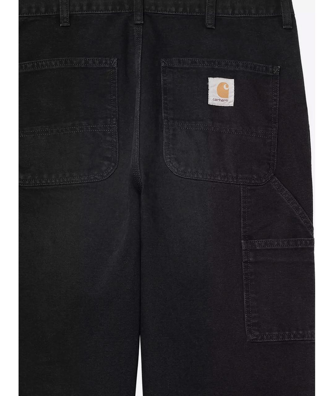 CARHARTT WIP Черные хлопковые прямые джинсы, фото 3